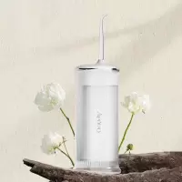 艾优电动冲牙器便携式家用洗牙器牙垢牙齿清洗水牙线X11 X11米白色 1支喷头