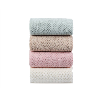 苏宁宜品菠萝格面浴巾组合随机色