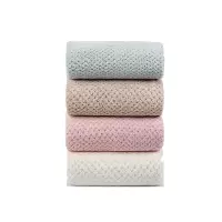 苏宁宜品菠萝格面浴巾组合随机色