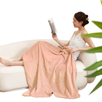 芳恩 FN-T9012(A) 牛奶绒搭搭毯 100×100cm 280g 卡其