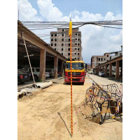 迅火 队旗仪仗队旗杆不锈钢旗杆 2.8米铝合金箱包装旗杆