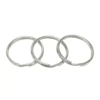 红鲸鱼 铁制镀镍钥匙环 钥匙圈(外径15mm)1个