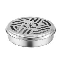 红鲸鱼 不锈钢带盖蚊香盒(14cm)1个