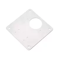 红鲸鱼 不锈钢铰链修复片 橱柜门固定板合页垫片 方形90*90 1片