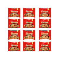 统一红烧牛肉面方便面泡面夜宵泡面充饥即食零食品100g*12袋