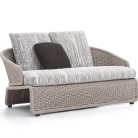 金菲罗格 设计师户外沙发庭院室外藤编家具休闲藤沙发组合 三人沙发