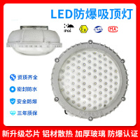 免维护LED防爆吸顶灯 隔爆型工业仓库化工厂加油站专用防爆吸顶灯 48W 1只