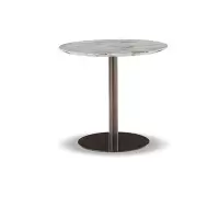 质凡 户外藤椅沙发茶几庭院休闲阳台室内家具 60大理石茶几