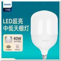 飞利浦 LED中低天棚灯泡E27螺囗40W 6500K(白光)节能球泡