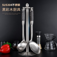 浮士德 德比黑檀木套装 不锈钢黑彩木套装五件套 FH-AG01