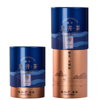 天福茗茶 明前浙江龙井绿茶200g罐装2024春茶新茶散装茶叶送礼