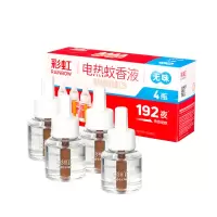 彩虹电热蚊香液四瓶装(无味)
