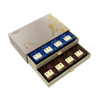 天福茗茶组合茶叶 夷山岩韵系列武夷岩茶肉桂水仙136g礼盒装送礼