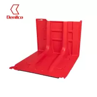 德尼尔科Denilco L型组合式挡水板50厘米高度直板DZ50灵活可拆卸用于城市防汛防洪车库道路 红色