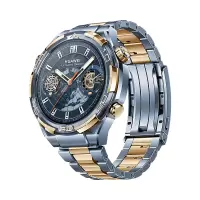 华为(HUAWEI) WATCH | ULTIMATE DESIGN 手表蓝色非晶锆表壳 蓝色钛合金表带