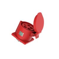 公牛工业连接器GNS-32513航空插座公母对接连接器380V五芯暗装插座32A