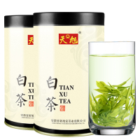 天旭白茶安吉 茶叶绿茶 新茶春茶茗茶 明前特级珍惜白茶罐装250g