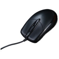 达尔优 对称手型轻音右手鼠标鼠标有线笔记本电脑办公家用商务男女士 防滑灵敏调节游戏鼠标 LM111 黑色