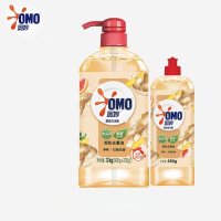 奥妙洗洁精天然酵素果蔬餐具净洗涤剂轻松去重油除菌净味不伤手家[3.16斤]红柚生姜1.1kg+480g