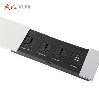 苏宁 质凡 嵌入式桌面插座 5孔插座*3 usb孔*2