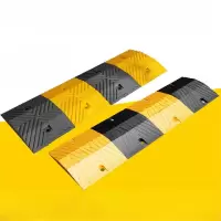 君绘减速带 橡胶减速带 斜坡缓冲带 汽车限速缓冲带 100*35*4cm