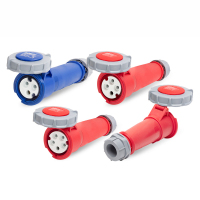 工业航空相位转换插头连接器GNS1650 5芯 1个