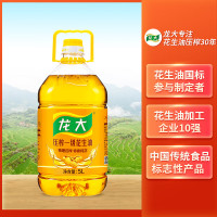 龙大 压榨一级 特香花生油 5L