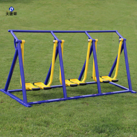 大唐御室外健身器材小区公园社区户外健身器材广场新农村漫步机 三人落地漫步机