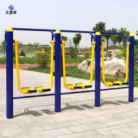 大唐御室外健身器材小区公园社区户外健身器材广场新农村漫步机 埋地款三人漫步机