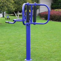 大唐御室外健身器材小区公园社区户外健身器材广场新农村漫步机 腰背按摩器-蓝黑色