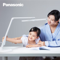 松下(Panasonic)减蓝光护眼台灯工作阅读调光调色卧室儿童学生学习台灯 HHLT0552W