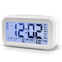 学生时钟 闹钟创意夜光时尚静音 黑 一个装