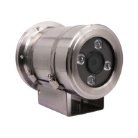 海康威视化工厂防爆监控摄像头加油站加气站液化站高清不锈钢监控 海康原厂机芯含支架软管螺丝 400万