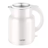 苏泊尔(SUPOR)墩墩大容量电水壶热水壶 2L大容量全钢无缝双层防烫电热水壶 304不锈钢烧水壶 2L SW-20T0