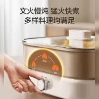 苏泊尔(SUPOR)家用分体式电火锅 电煮锅 多功能锅 涮肉锅6L大容量火锅专用锅1800W火力不粘锅H60FK285 