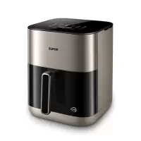 苏泊尔(SUPOR)空气炸锅 远红外双热源不用翻面家用烤炸一体触控烤箱高清可视窗口6L大容量全金属内腔大幅降噪 KD60