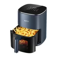 苏泊尔(SUPOR)空气炸锅家用6L大容量 可视 不用翻面 蒸汽嫩炸 大功率 液晶触控智能多功能电炸锅 大容量[可视窗口