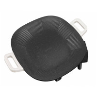 苏泊尔(SUPOR)韩式烤肉盘 电烤盘 家用多功能锅电烤炉 1400W大功率速烤GJ3535P802 黑色 1层