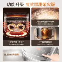 苏泊尔(SUPOR)电饭煲3-4人IH加热4L大容量圆厚釜玻璃触控面板 多功能锅SF40HC1866