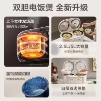 苏泊尔(SUPOR)电饭煲 家用宿舍用电饭锅 2.5L双胆 双热源立体加热SF25TC0052