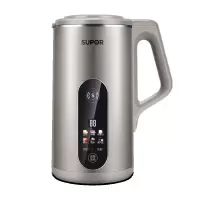 苏泊尔豆浆机 1.2L家用多功能双钢彩屏304级不锈钢免滤预约料理机搅拌机 DJ12B-P39E