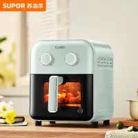 苏泊尔可视窗口免翻面5升大容量可拆洗远红外蒸汽嫩炸空气炸锅KJ50D63