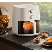 苏泊尔(SUPOR)空气炸锅 免翻面 5L大容量家用炸鸡薯条机 蒸汽嫩炸 可视金属内腔电炸锅 5L