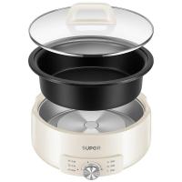 苏泊尔电火锅 电煮锅 火锅专用锅 家用多功能涮肉锅 不粘分体可拆洗4L电热锅 4L H28YK857