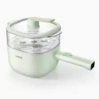 苏泊尔小煮锅电火锅学生宿舍锅电煮锅多功能火锅小型蒸锅一体锅2.6升 2.6L H2020FK842A