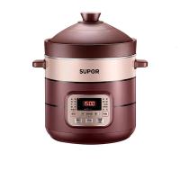 苏泊尔 电炖锅多功能家用6L大容量电炖盅煲汤锅炖汤煮粥锅紫陶  DG60YC806 6L