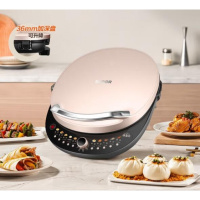 苏泊尔(SUPOR)煎烤机烙饼锅早餐机火力可调蒸汽烤肉薄饼机升降烤盘大火力JT34AQ967