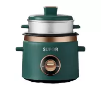 苏泊尔电饭煲小型家用1-2人老式复古蒸米带蒸笼微压多功能锅SF15B705A 705A复古绿  配蒸笼 1.5L