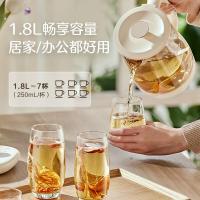 苏泊尔1.5升双层保温防烫热水壶彩钢外壳大屏显温带防尘盖全钢无缝316L不锈钢电水壶SW-15S02FQ