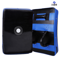 大唐御跆拳道脚靶后踢侧踢靶弧形胸靶大脚靶散打拳击泰拳训练弯靶靶子 黑蓝拼色弧形胸靶